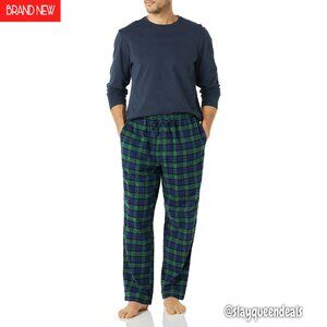 Men's Flannel Pajama Set - Relaxed Fit, 100% Cotton, Sleepwear